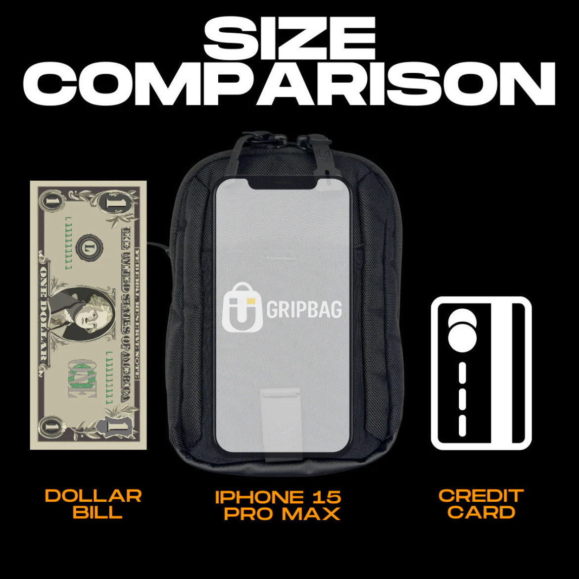 GripBag™ - Magnetic Phone Bag